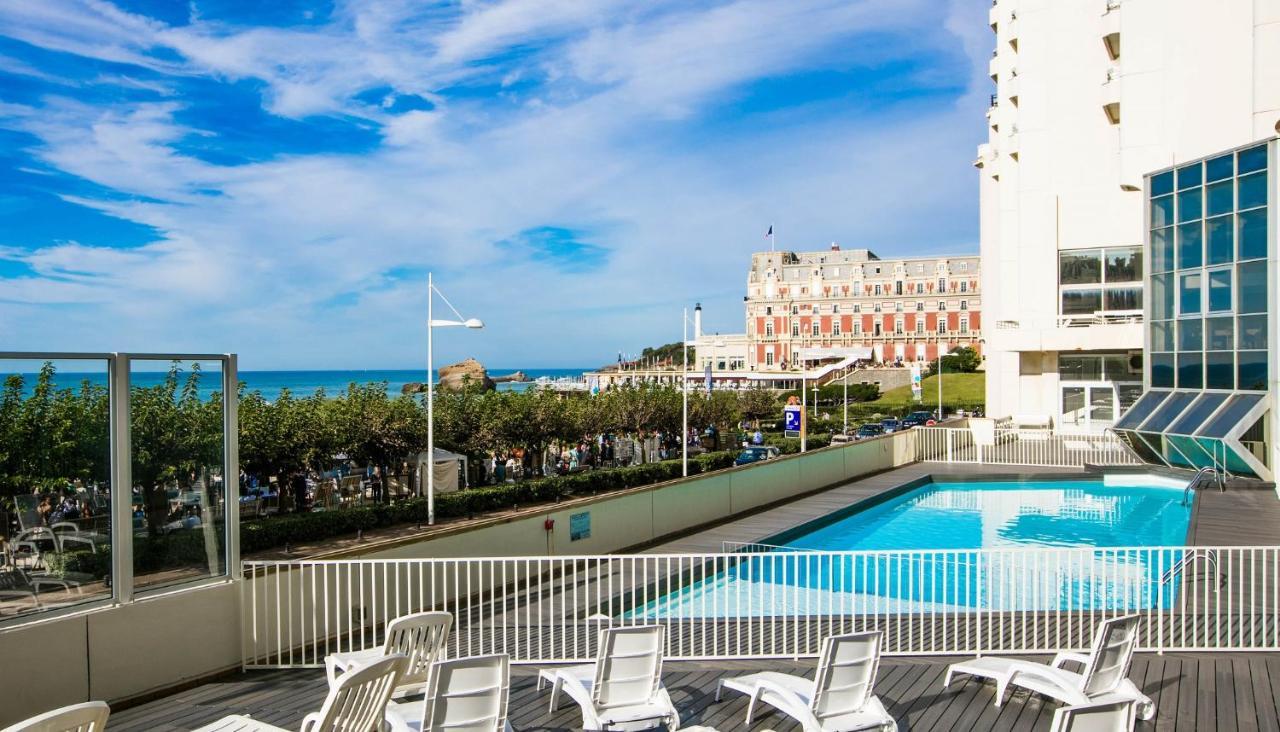 Superbe Studio Face A La Mer Acces Direct Plage 比亚里茨 外观 照片