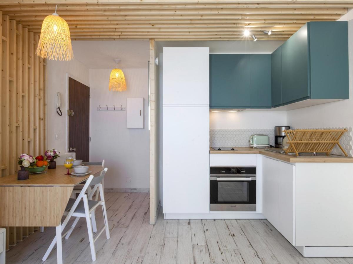 Superbe Studio Face A La Mer Acces Direct Plage 比亚里茨 外观 照片